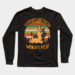 German Shepherd Whisperer Vintage Long Sleeve T-Shirt